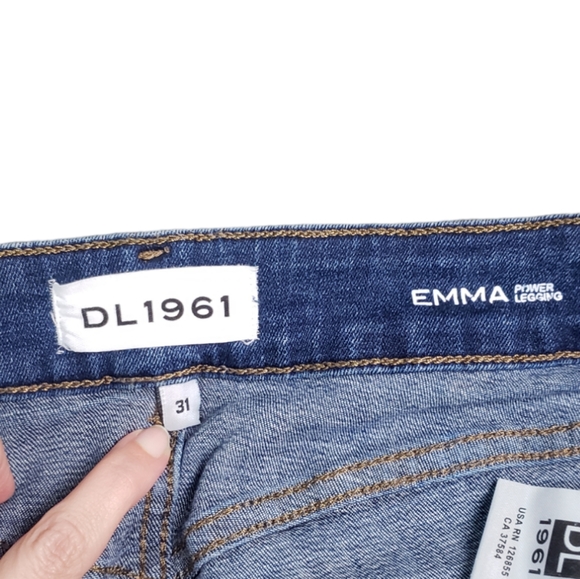 COPY - DL1961 Emma Power Legging Westwood Distressed Jeans - Picture 3 of 12